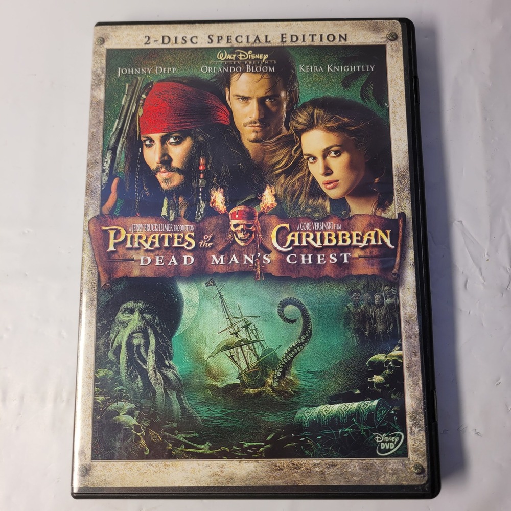Disney DVD Pirates of the Caribbean Dead Mans Chest 2-Disc Special Edition Actio